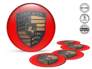 Porsche Ruota Emblema Edizione Adesivi Cupola Pregiati